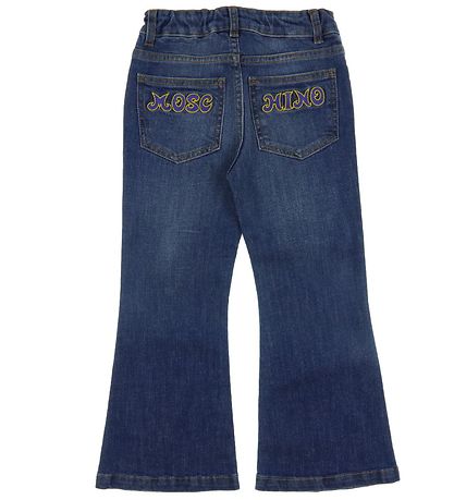 Moschino Jeans - Blue Denim M. Fjólublátt Moschino Jeans - Blue Denim M. Fjólublátt