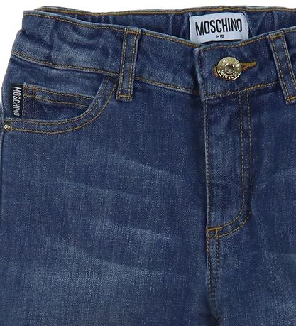 Moschino Jeans - Blue Denim M. Fjólublátt Moschino Jeans - Blue Denim M. Fjólublátt