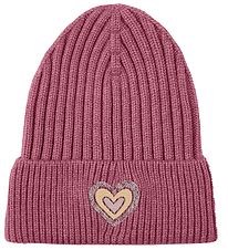 Bonnet Name It - Tricoté - NmnMiki - Rose Wine Bonnet Name It - Tricoté - NmnMiki - Rose Wine