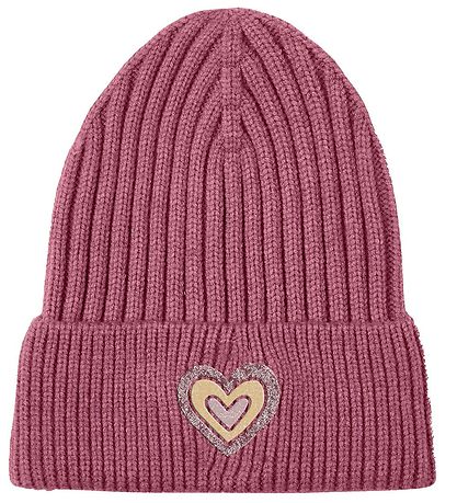 Bonnet Name It - Tricoté - NmnMiki - Rose Wine