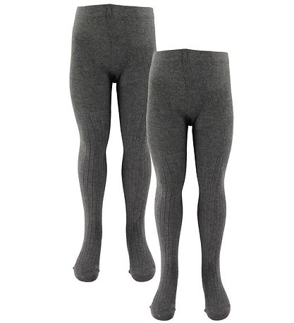 Name It Strømpebukser - Noos - Rib - NknPantyhose - 2-pack - Dar