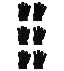 Name It Gloves - Noos - Knitted - NknMagic - 3-Pack - Black Name It Gloves - Noos - Knitted - NknMagic - 3-Pack - Black