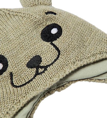 Bonnet Name It - Tricoté - Laine - NbnWruni - Argent Sage Bonnet Name It - Tricoté - Laine - NbnWruni - Argent Sage