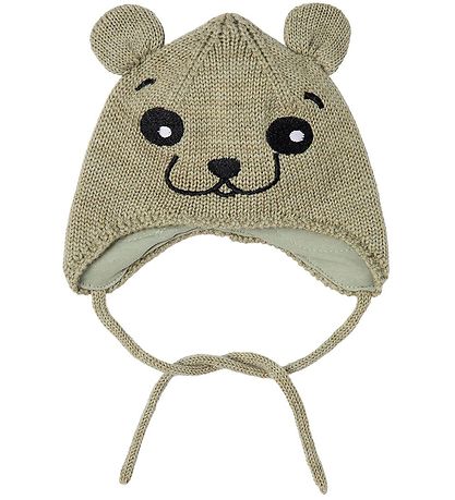 Bonnet Name It - Tricoté - Laine - NbnWruni - Argent Sage Bonnet Name It - Tricoté - Laine - NbnWruni - Argent Sage