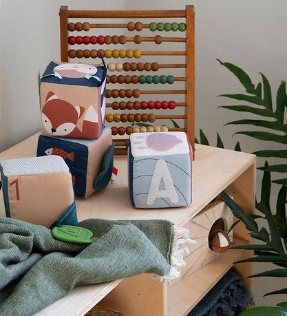 Sebra Stoffen blokken - 4 stk - Woodland Sebra Stoffen blokken - 4 stk - Woodland