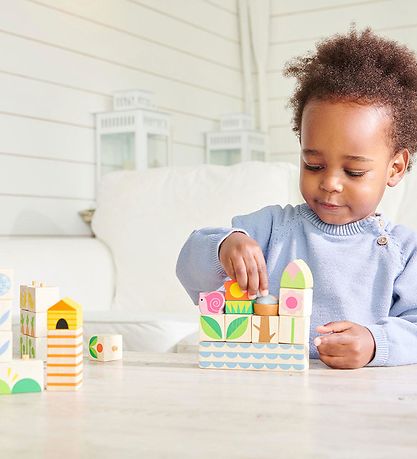 Tender Leaf Wooden Toy - Building Blocks - Garden Theme