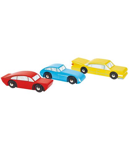 Tender Leaf Wooden Toy - 3 Retro Cars Tender Leaf Wooden Toy - 3 Retro Cars