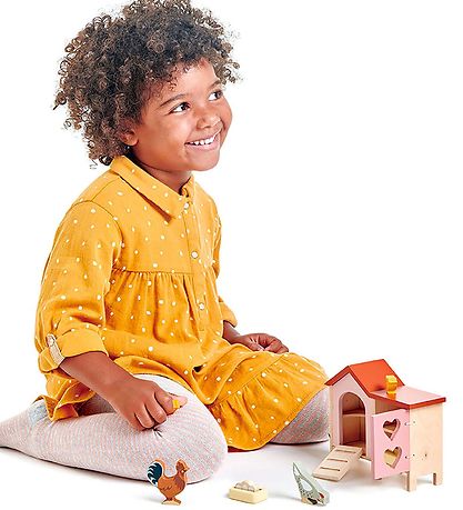 Tender Leaf Wooden Toy - Pet Set Set - Dollhouse - Chickens