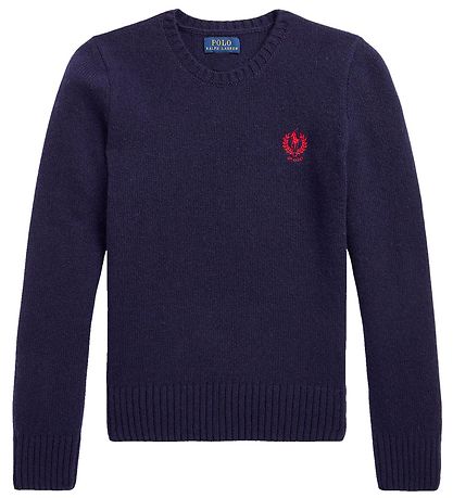 Polo Ralph Lauren Bluse - Wolle - Classics ll - Dunkelblau Polo Ralph Lauren Bluse - Wolle - Classics ll - Dunkelblau