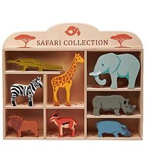 Tender Leaf Wooden Toy - 8 Savannah Animals Tender Leaf Wooden Toy - 8 Savannah Animals