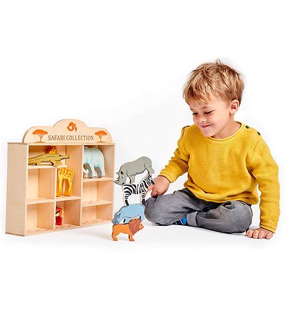 Tender Leaf Wooden Toy - 8 Savannah Animals
