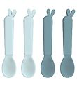 Done By Deer Cutlery - 4-Pack - Spoon - Lalee Blue Done By Deer Cutlery - 4-Pack - Spoon - Lalee Blue