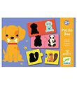 Djeco Puzzle Game - 12 Bricks - Animal shadows Djeco Puzzle Game - 12 Bricks - Animal shadows