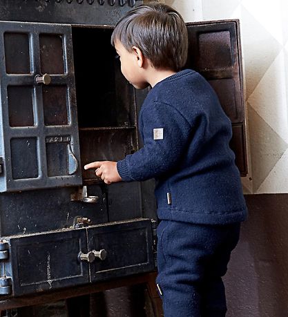 Mikk-Line Cardigan - Ull - Nei - Blue Nights