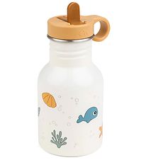 Done by Deer 물병 - 350ml - 바다 친구들 - 베이지