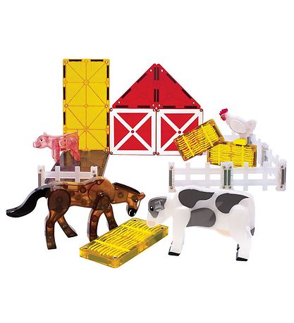 Magna-Tiles Magnet set - 25 Parts - Farm Animals