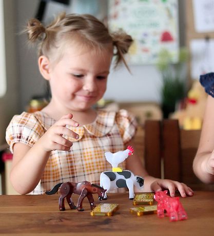 Magna-Tiles Magnet set - 25 Parts - Farm Animals