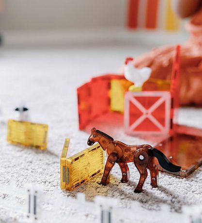Magna-Tiles Magnet set - 25 Parts - Farm Animals