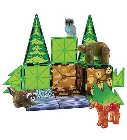 Magna-Tiles Magnetset - 25 Teile - Forest Animals