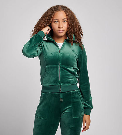 Gilet - Velours Juicy Couture - Randonnée Green