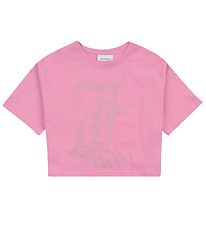 Juicy Couture T-Shirt - Bijgesneden - Fuchsia Roze