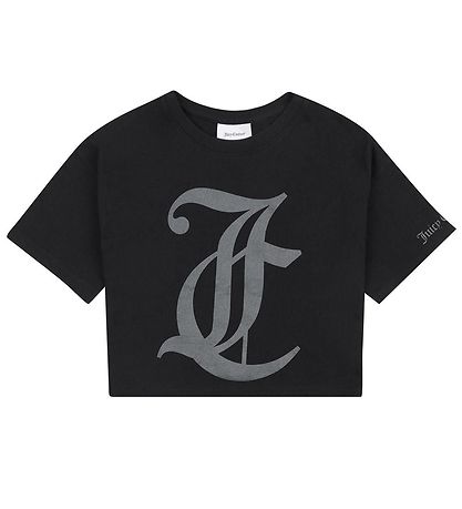 Juicy Couture T-skjorte - Beskåret - Black