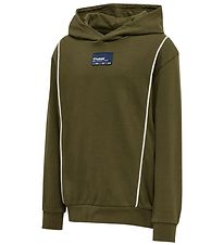 Hummel Hoodie - hmlDitmer - Dark Olive Hummel Hoodie - hmlDitmer - Dark Olive