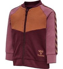 Gilet Hummel - hmlPuk Zip - Windsor Wine av. Marron/Rose Gilet Hummel - hmlPuk Zip - Windsor Wine av. Marron/Rose