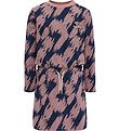 Hummel Dress - hmlEmerson - Black Iris/Pink