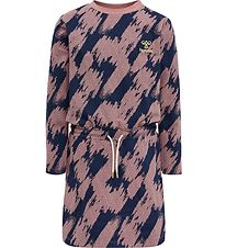 Hummel Dress - hmlEmerson - Black Iris/Pink
