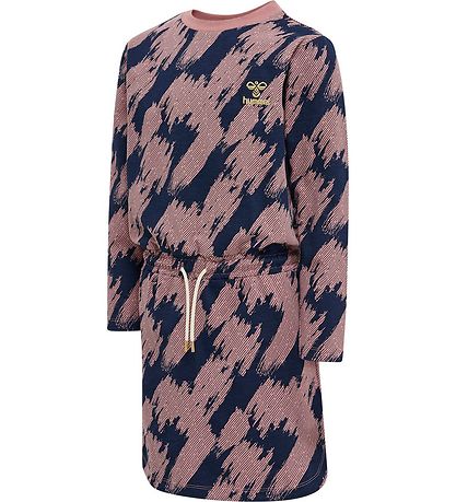 Hummel Dress - hmlEmerson - Black Iris/Pink