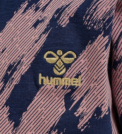 Hummel Dress - hmlEmerson - Black Iris/Pink