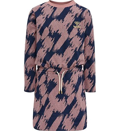 Hummel Dress - hmlEmerson - Black Iris/Pink