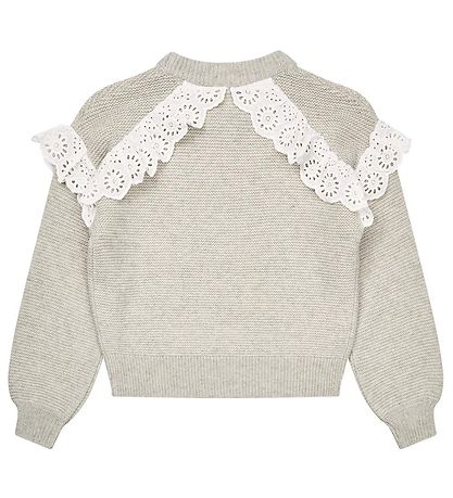 Designers Remix Blouse - Wool - Knitted - Carmen - Oatmeal