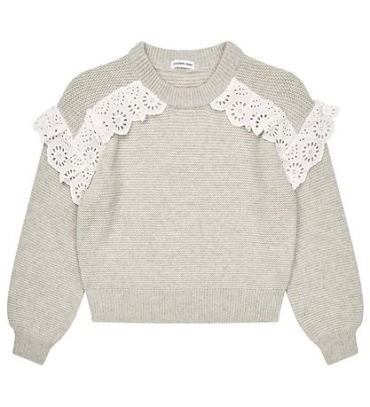 Designers Remix Blouse - Wool - Knitted - Carmen - Oatmeal