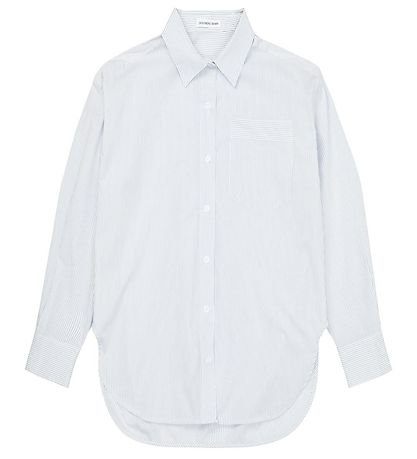 Designers Remix Shirt - Oversized - Aiden - White/Blue Stripes