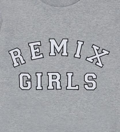 Designers Remix Sweatshirt - Willie - Dark Grey Melange Designers Remix Sweatshirt - Willie - Dark Grey Melange