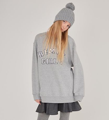 Designers Remix Sweatshirt - Willie - Dark Grey Melange Designers Remix Sweatshirt - Willie - Dark Grey Melange