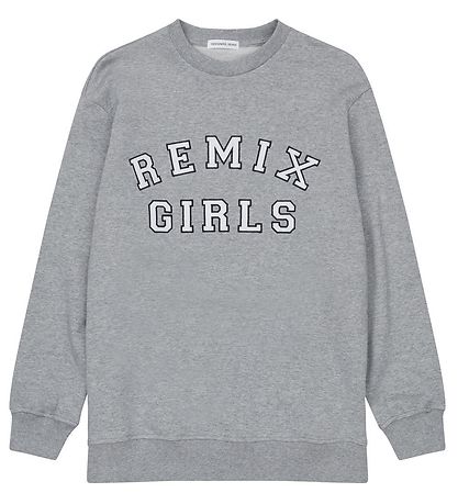 Designers Remix Sweatshirt - Willie - Dark Grey Melange Designers Remix Sweatshirt - Willie - Dark Grey Melange