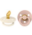 Colour Tétine BIBS - 2 Pack - Taille 1 - Anatomique - Ivory/Blus