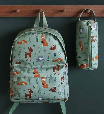 A Little Lovely Company Pencil Case - Forest Friends