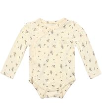 body croisé m/l Petit by Sofie Schnoor - Antique White av. Fleur