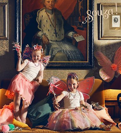 Souza Búningur - Fairy - Lusianne - Bleikt Souza Búningur - Fairy - Lusianne - Bleikt