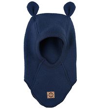 Mikk-Line Balaclava - Wool - Blue Nights w. Ears Mikk-Line Balaclava - Wool - Blue Nights w. Ears