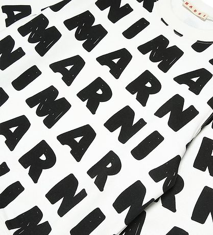 Marni Sweatshirt - Weiß m. Schwarz