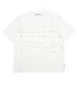 Marni T-shirt - White w. Ruffles Marni T-shirt - White w. Ruffles