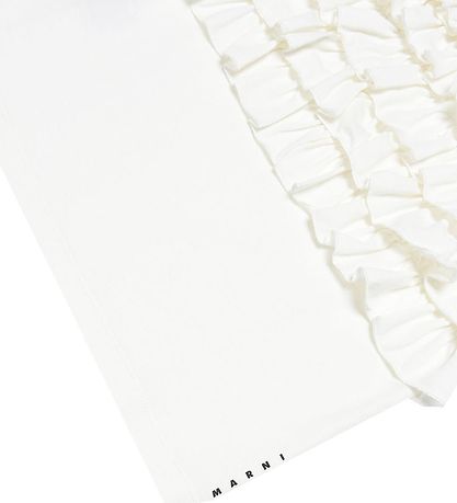 Marni T-shirt - White w. Ruffles