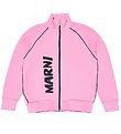 Marni Cardigan - Pink w. Black Marni Cardigan - Pink w. Black