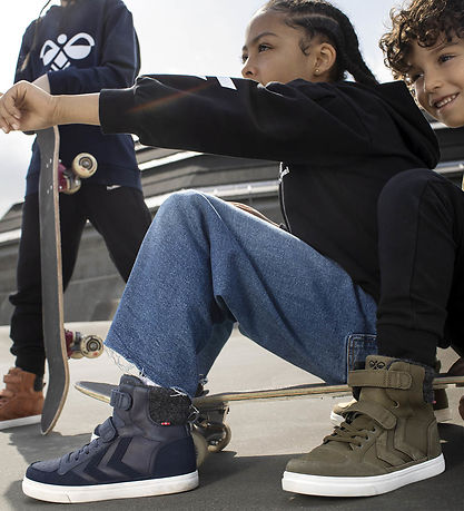 Hummel Winter Boots - Stadil Winter High JR - Dark Olive Hummel Winter Boots - Stadil Winter High JR - Dark Olive