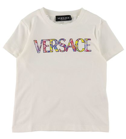 T-Shirt Versace - Blanc av. Imprimé T-Shirt Versace - Blanc av. Imprimé